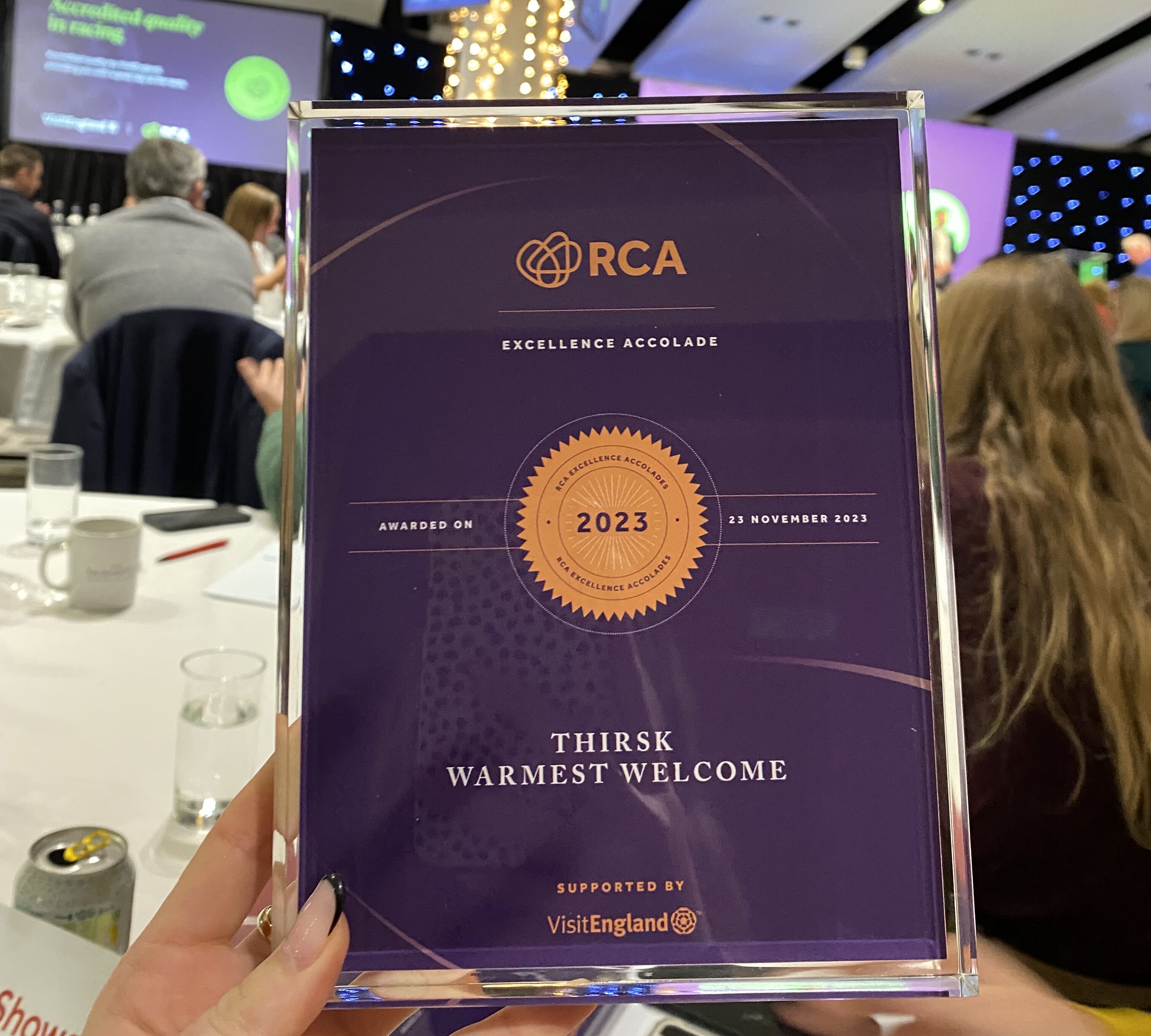 Thirsk Racecourse Wins RCA Excellence Accolade for ‘Warmest Welcome’! 🌟